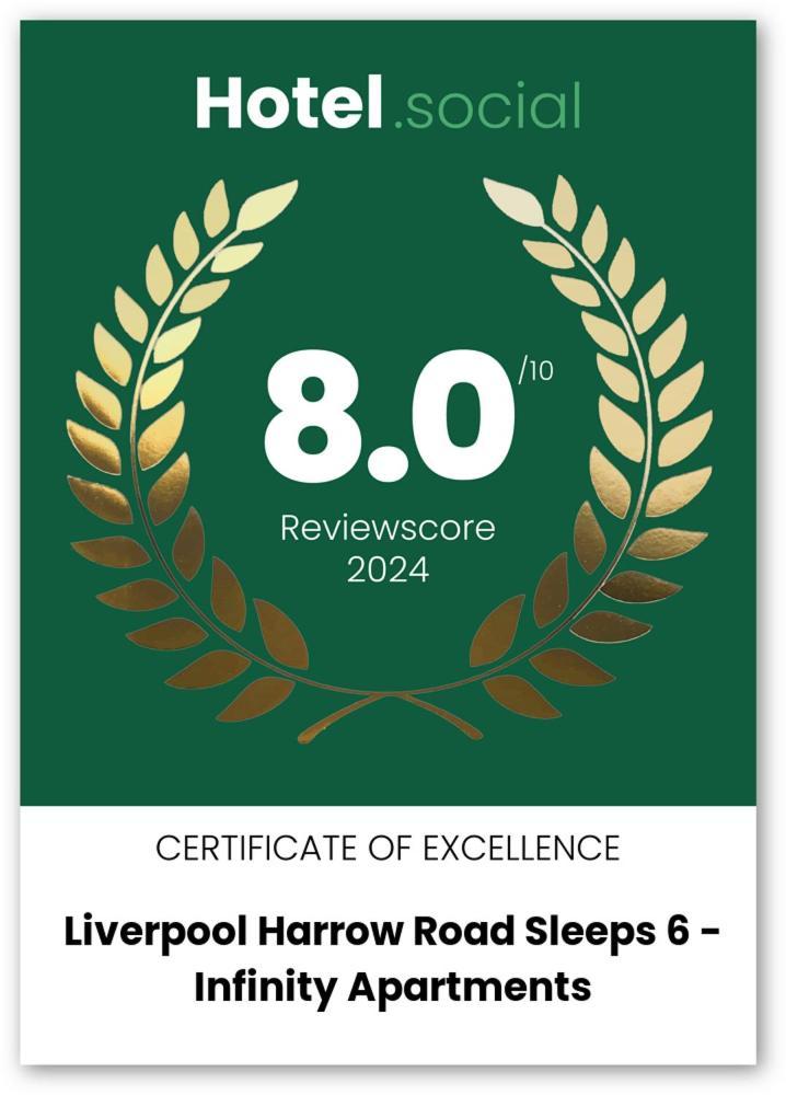 Liverpool Harrow Road Sleeps 6- Infinity Apartment 외부 사진